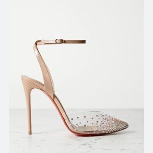Christian Louboutin PVC Spikeaqueen Heel New w/ box